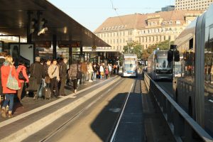 LVB-Haltestelle Hauptbahnhof. Foto: Ralf Julke