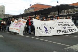 Protest gegen Abschiebungen. Foto: René LochProtest gegen Abschiebungen. Foto: René Loch