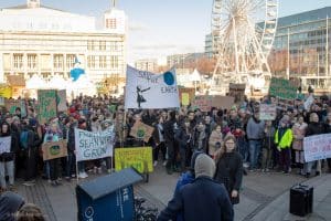 #fridays for future-Demo in Leipzig. Foto: Marco Arenas