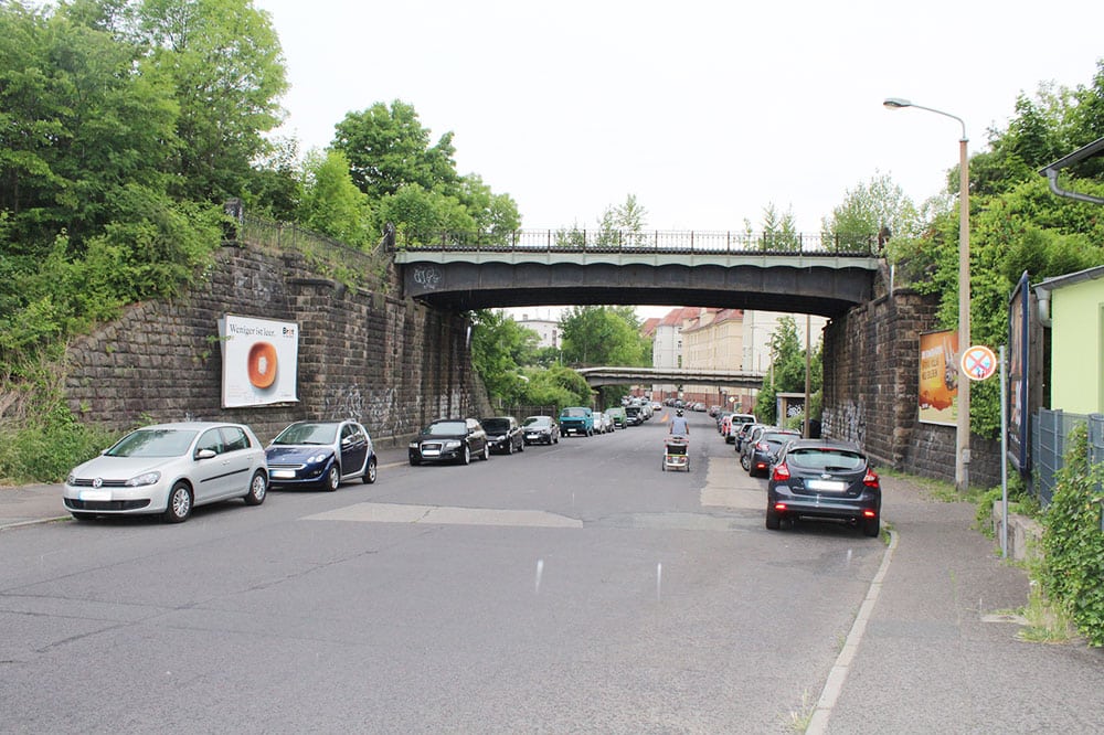 Die alte Bahnbrücke an der Oststraße. Foto: Deutsche Bahn