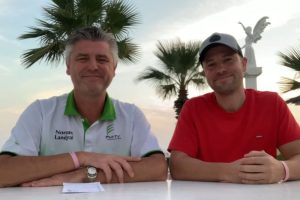 Palmenvideo mit Norman Landgraf (li.) und Martin Hoch. Screenshot: Sportpunkt