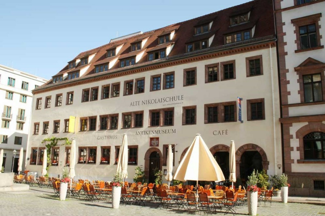 Alte Nikolaischule am Nikolaikirchhof Leipzig.