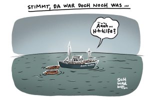 Karikatur: Schwarwel