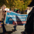 AfD-Demo mit Banner.