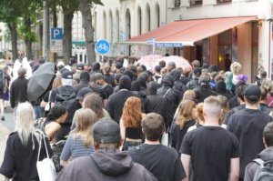 Demo von „Leipzig nimmt Platz“ am 5. Juni 2023 in Leipzig. Foto: Ferdinand Uhl