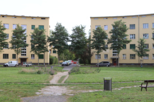 Siegfriedplatz im Zentrum des Rundlings.