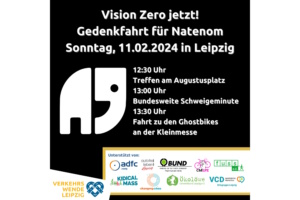 Aufruf zur Gedenkfahrt.