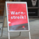 Symbolbild Warnstreik. Foto: Jan Kaefer
