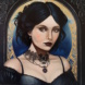 Carmilla, Gemälde von Manfred Behnisch